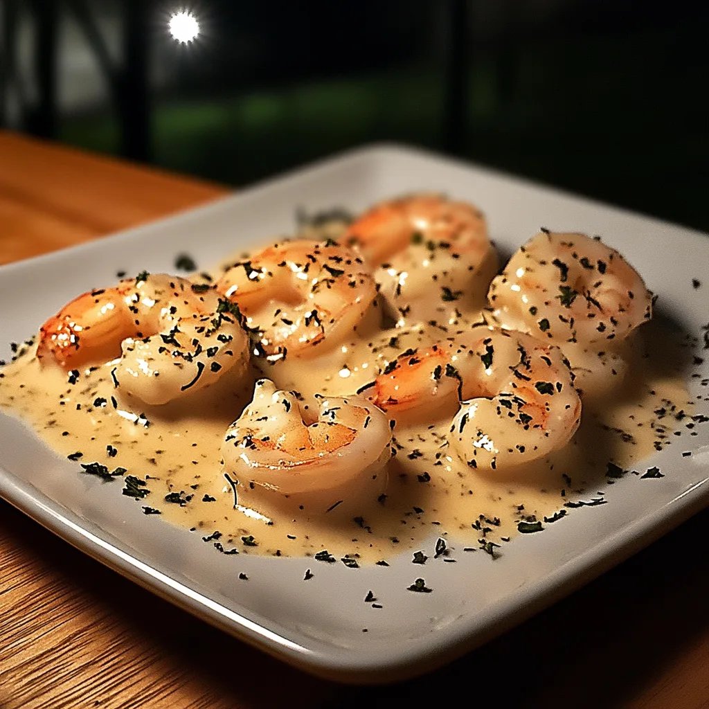 Enkla krämiga vitlöksräkor: Ett fantastiskt ultimata recept