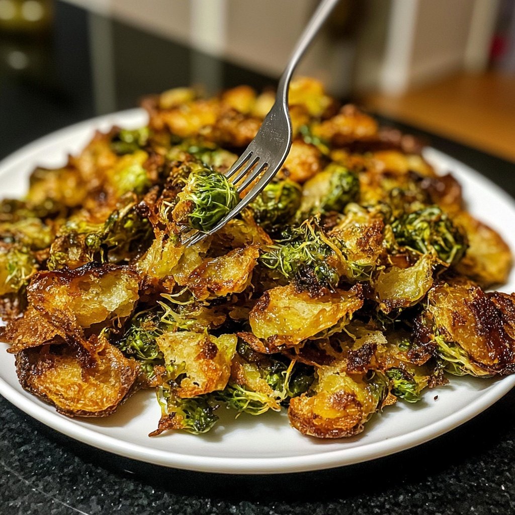 Gebratener Rosenkohl Mit berglinasen