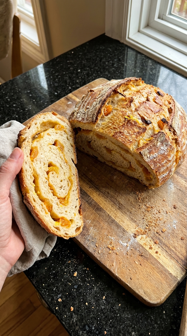 Sauerteig Aprikosen Zitronen Brot​