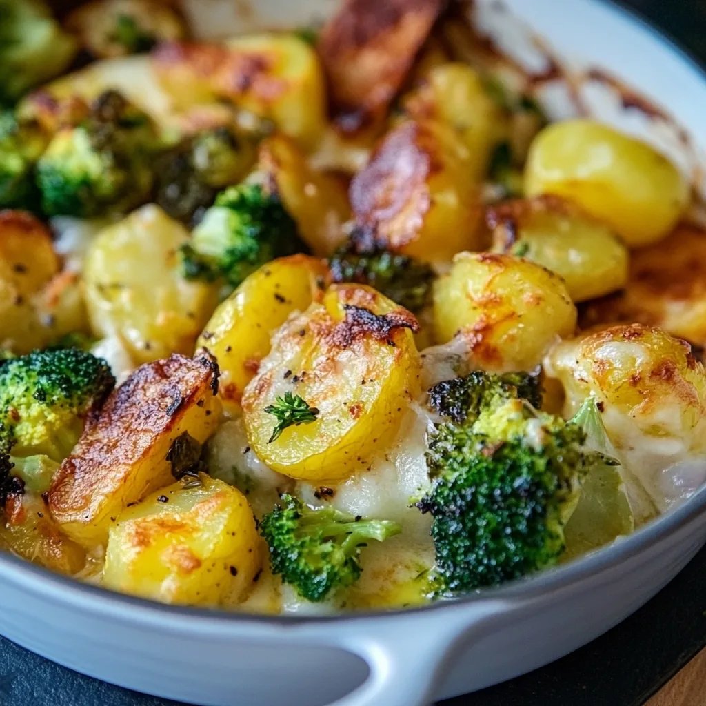 Blumenkohl Brokkoli Auflauf mit Kartoffel