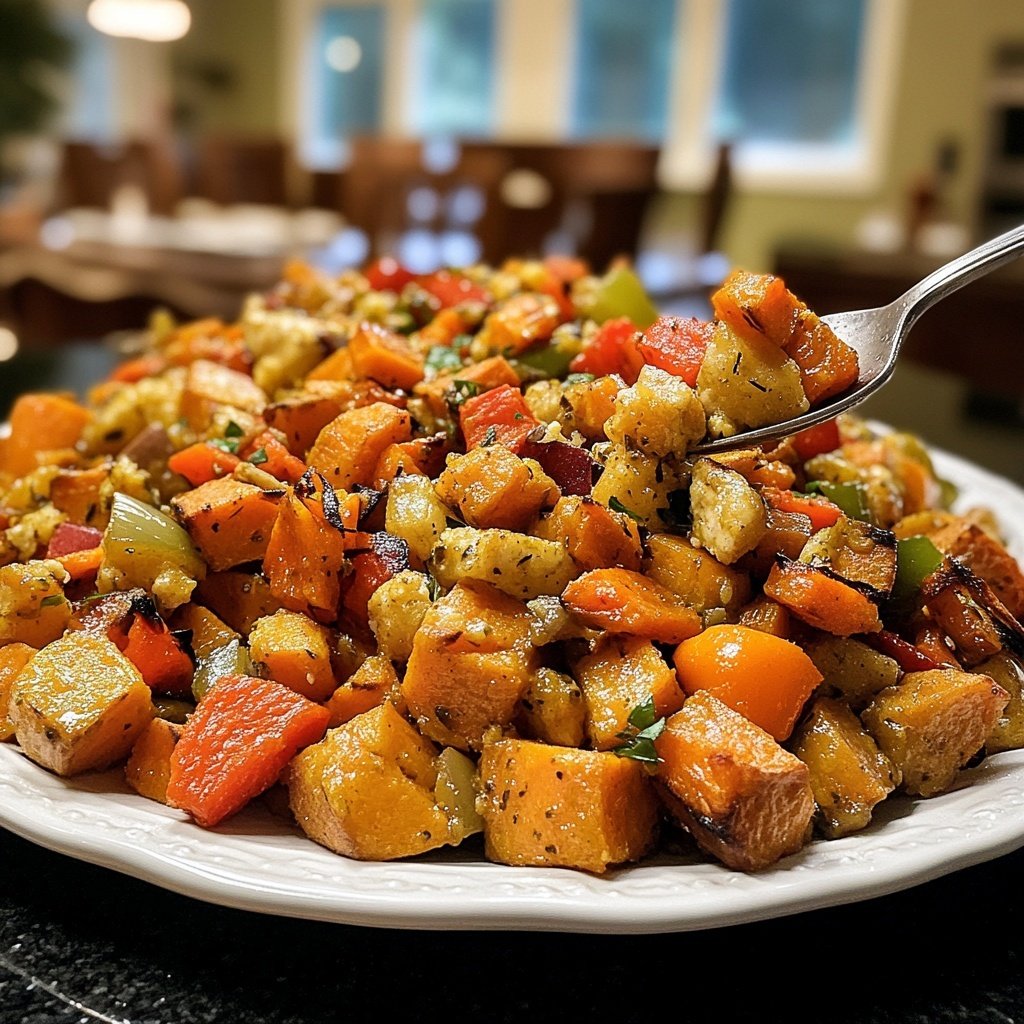 Winterlicher Gesund-&-Leicht-Quinoasalat mit Ofengemüse