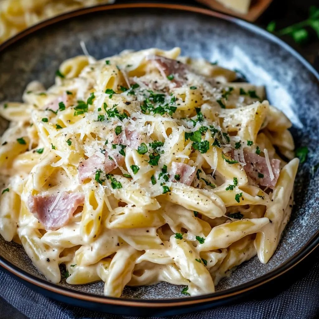 Pasta med skinka och ost: Ett fantastiskt ultimat recept