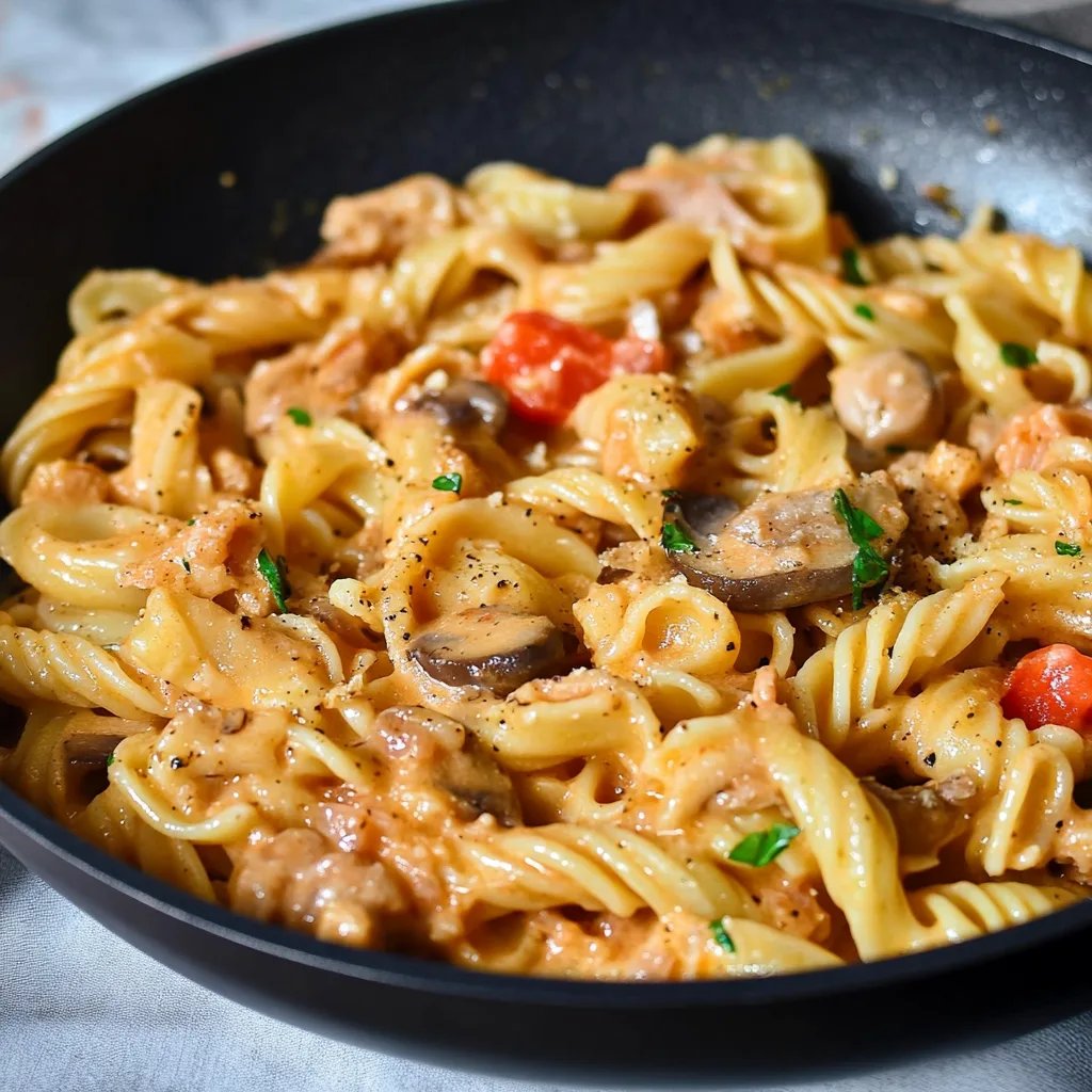 Nudeln mit Thunfisch