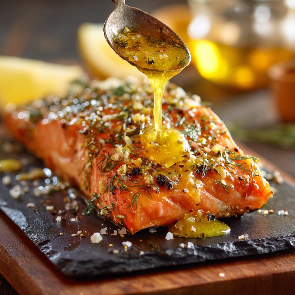 Zitrone-Dill-Lachs-Marinade