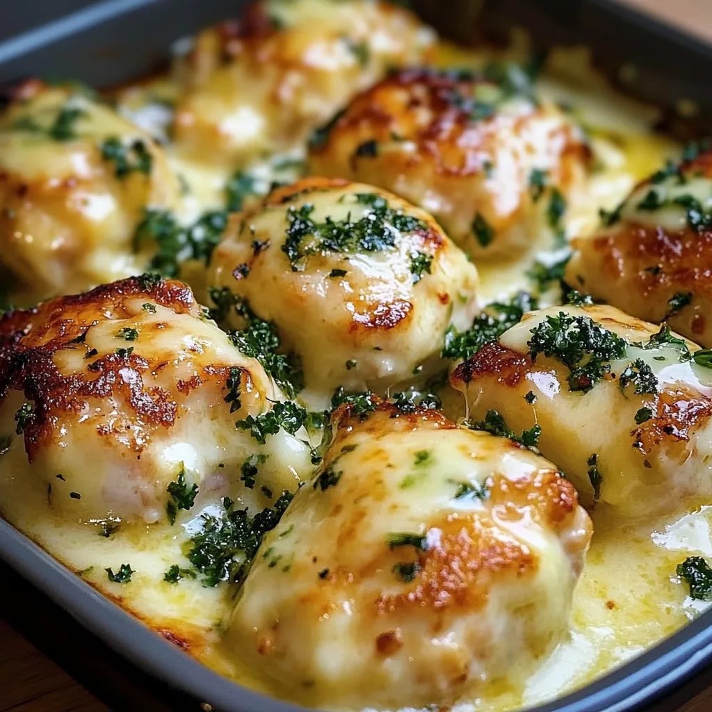 Brokkoli-Hähnchenfilets in cremiger Käsesauce