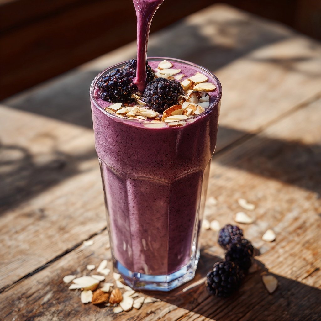 Brombeer Mandel Smoothie