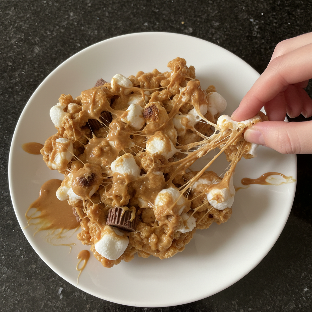 Erdnussbutter Reese’s Marshmallow Leckerei