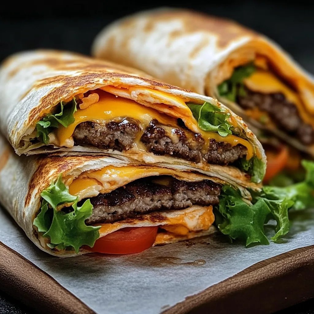 Gegrillte Cheeseburger-Wraps: Ein Unglaubliches Ultimatives Rezept