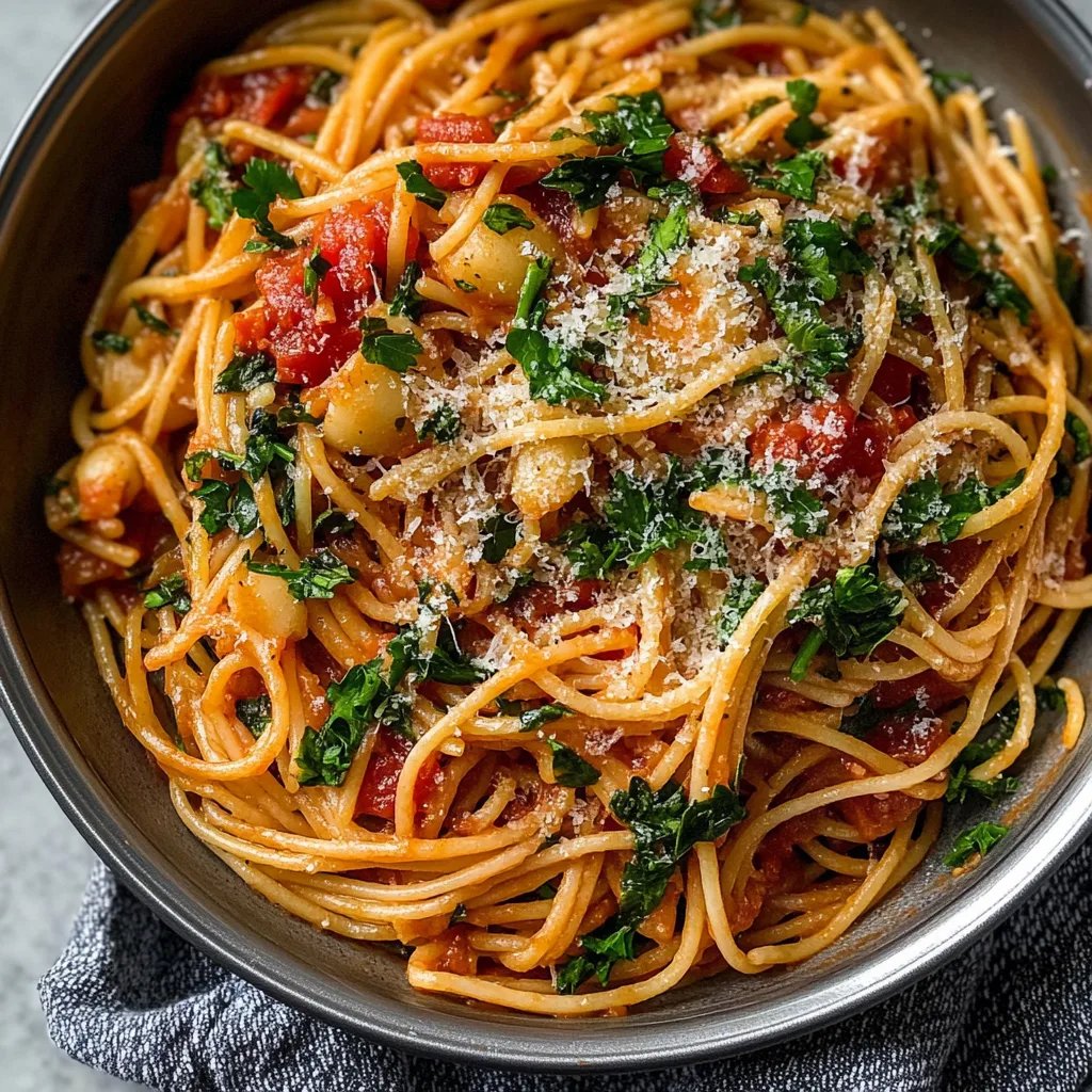 Vegetarisk Spaghetti i en Gryta: Ett Fantastiskt Ultimat Recept