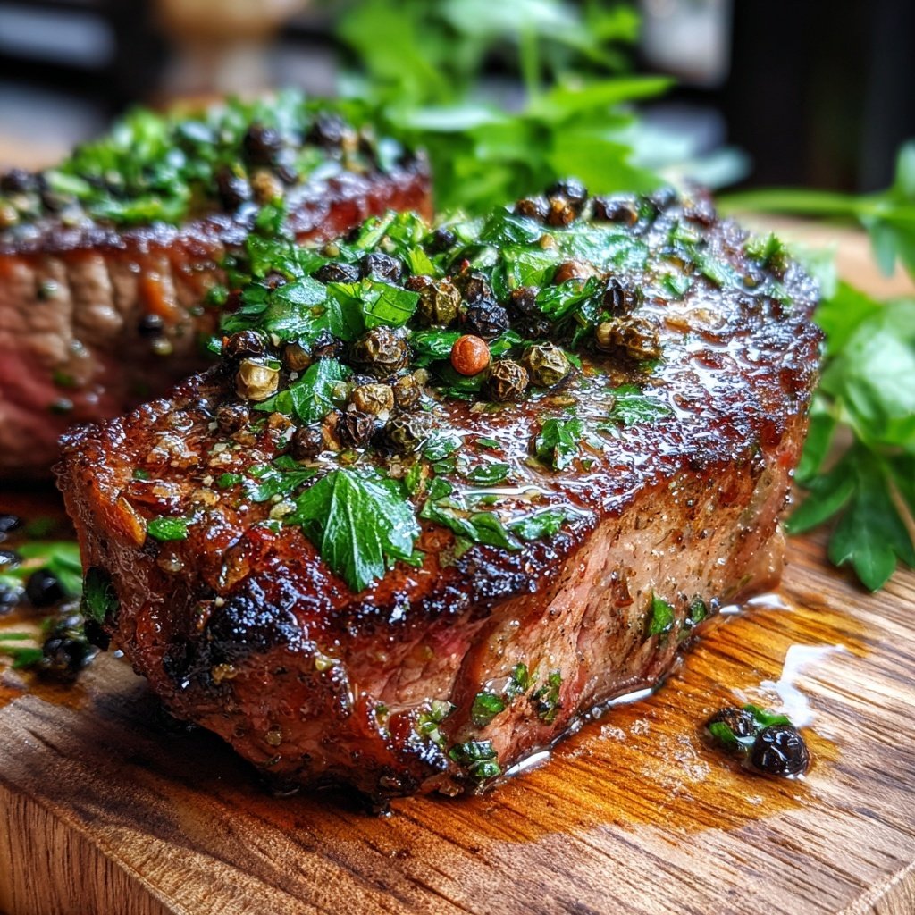Zartes Rinderfilet mit Pfefferkörner