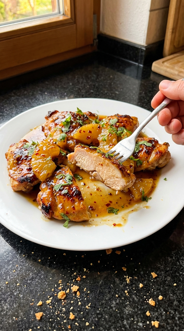 Ananas Hähnchen Genuss