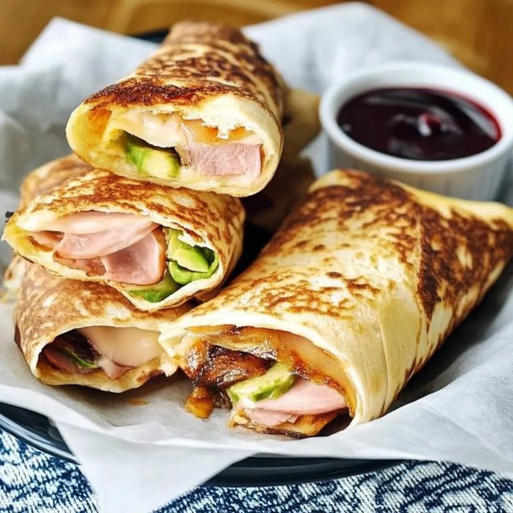 Äggpannkakor med ost och skinka: Ett fantastiskt ultimat recept