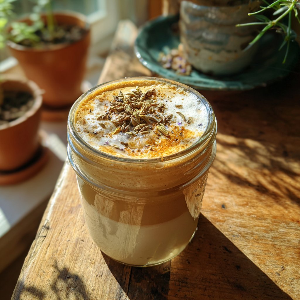 Kardamom-Rosen-Latte-Glück