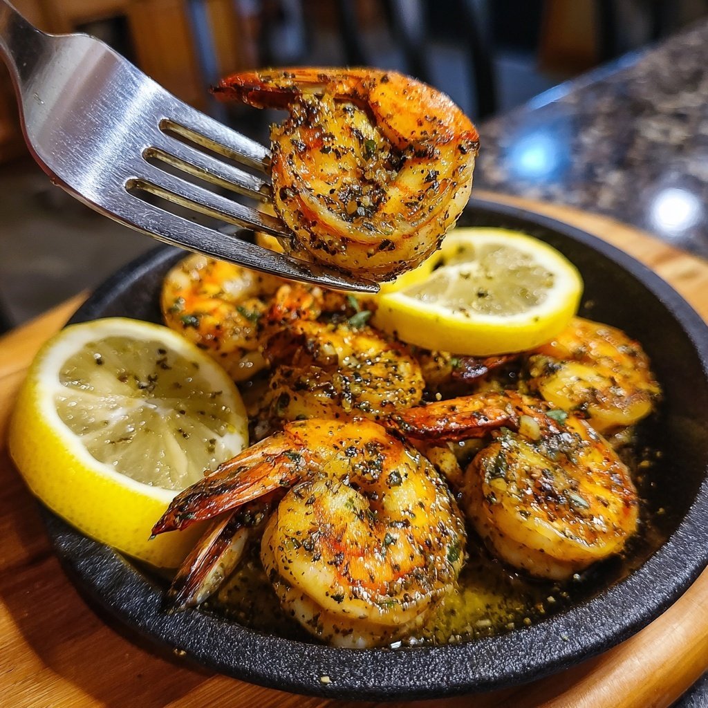 Zitronen Knoblauch Garnelen