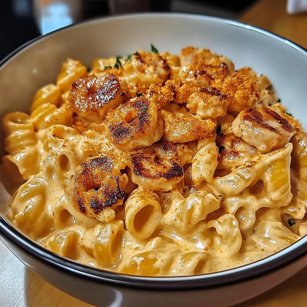 Krämig Cajun-räk- och kycklingpasta: Ett fantastiskt ultimat recept