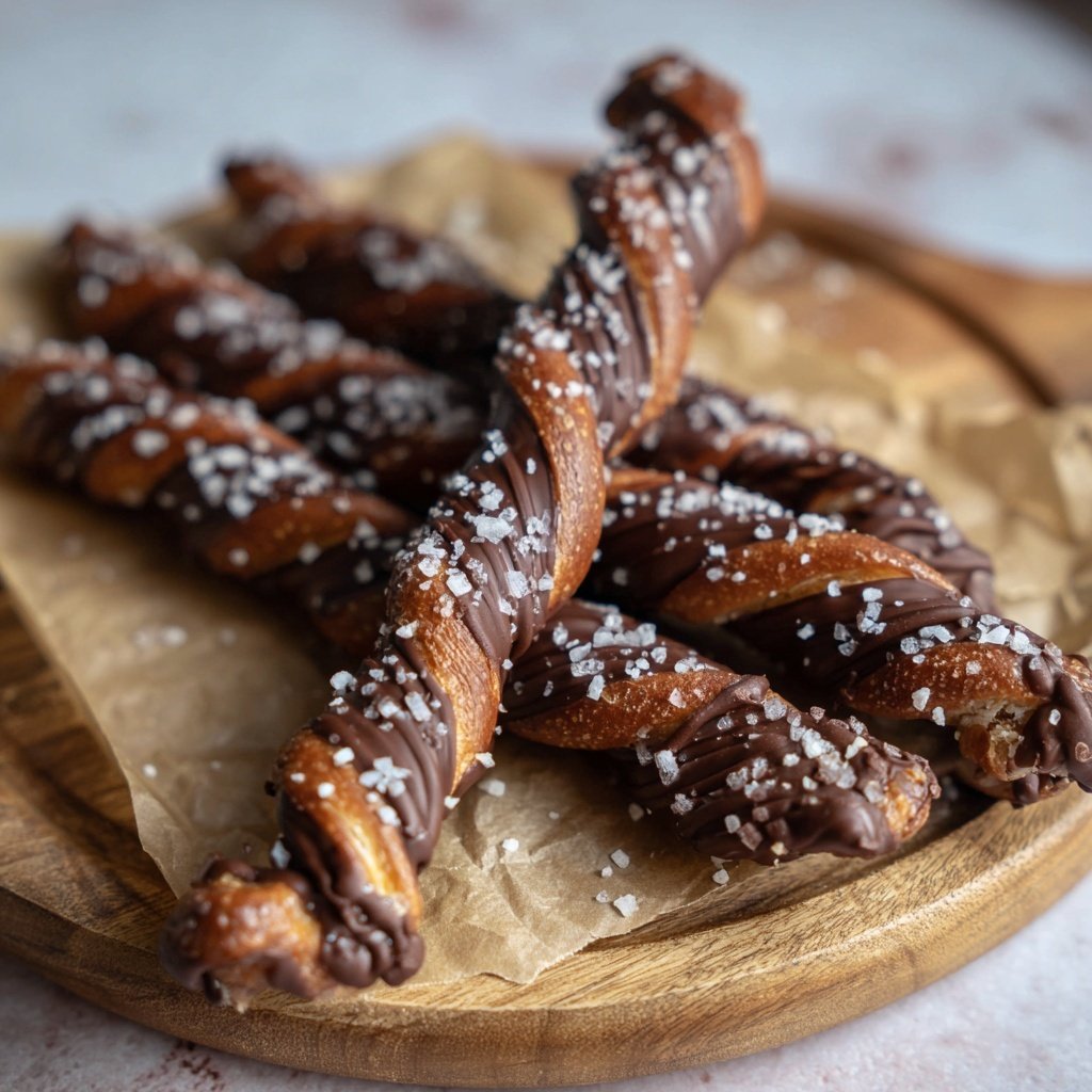 Schoko Brezel Sticks