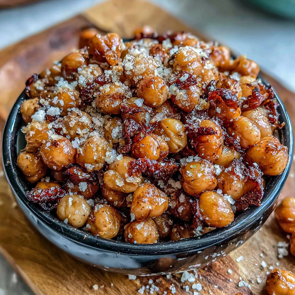 Zimt Geröstete Kichererbsen Snack