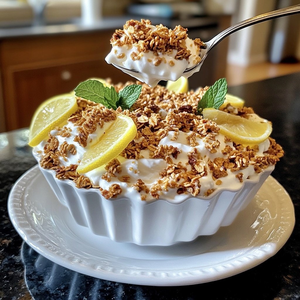 Meyer Zitronen Joghurt Parfait