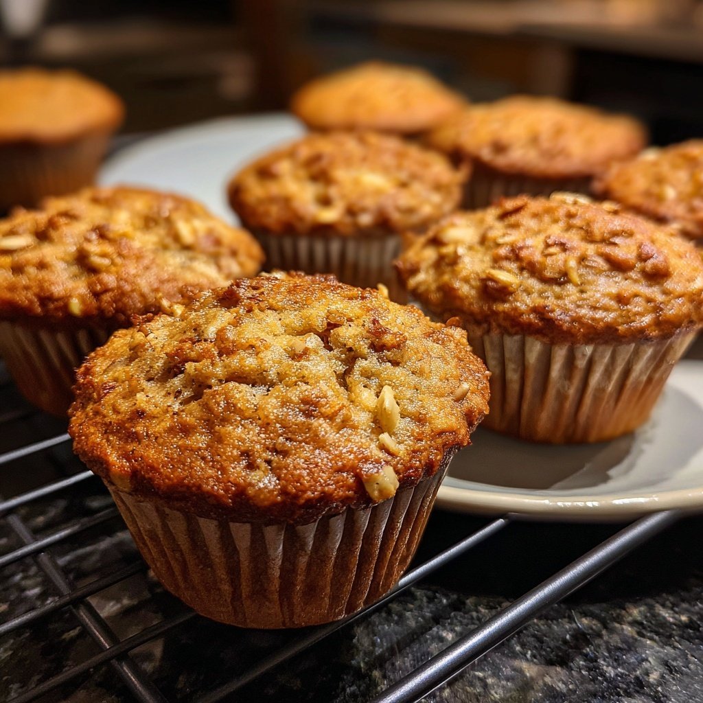 Bananen Hafer Muffins für den Energieschub