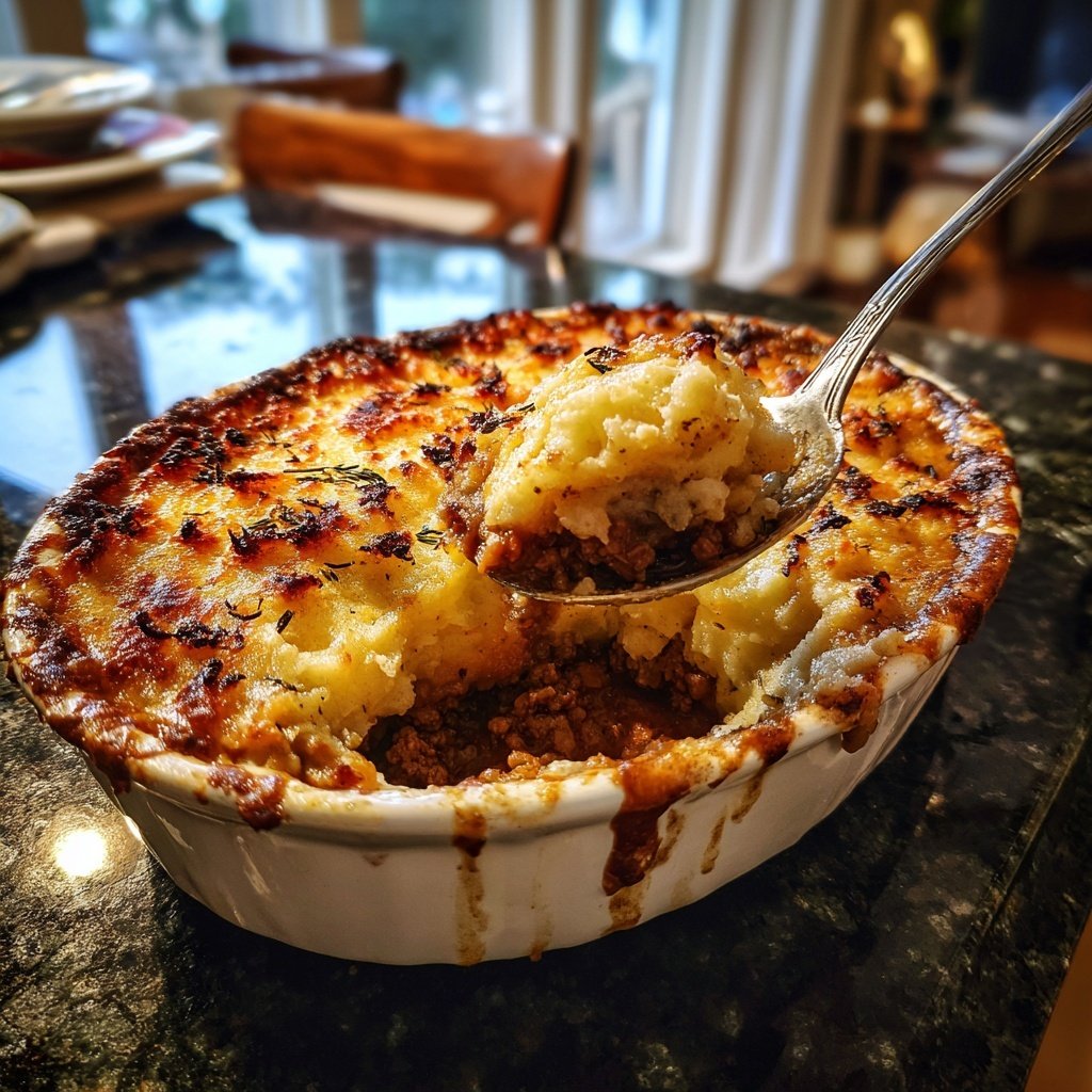 Würziges Shepherd's Pie mit Hackfleisch