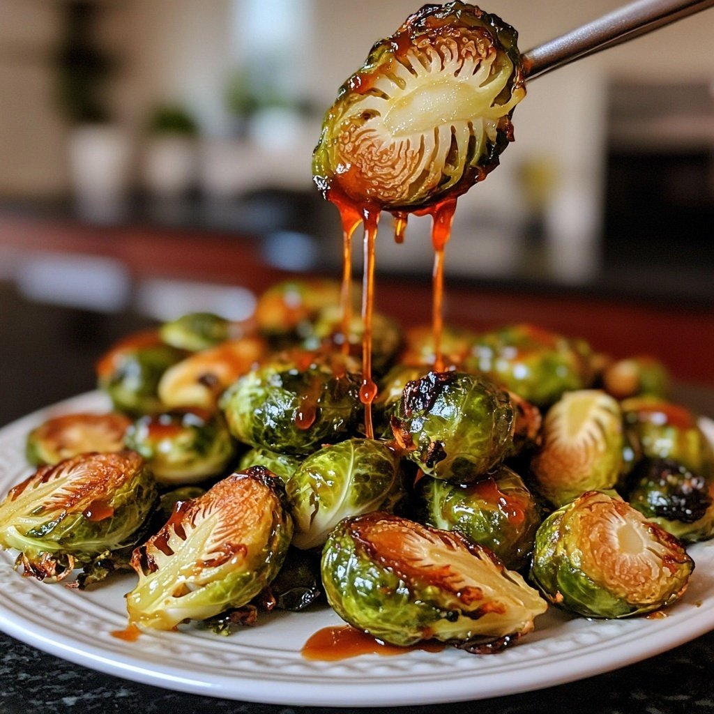 Honig Sriracha Rosenkohl