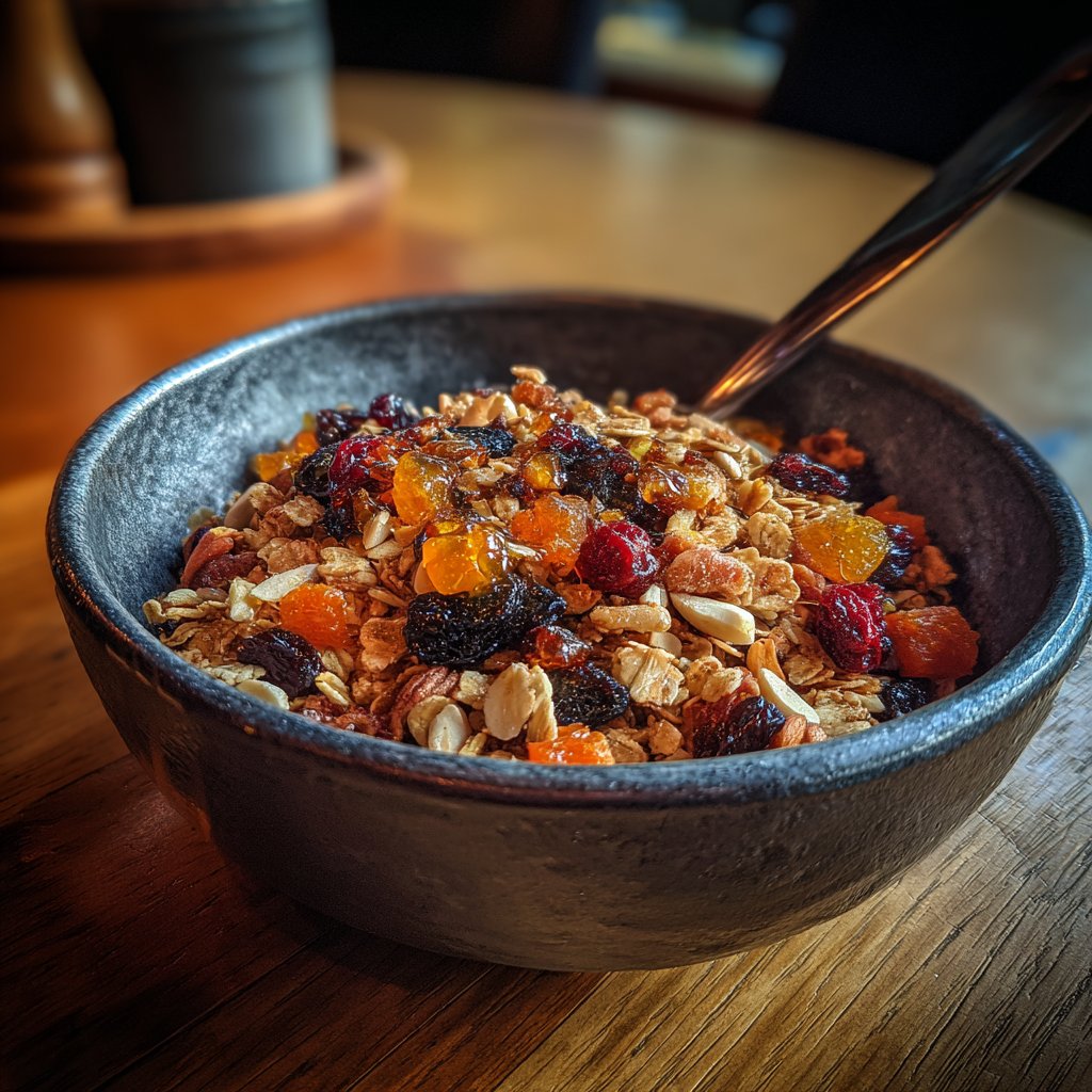 Frühstücks-Müsli mit Nüssen