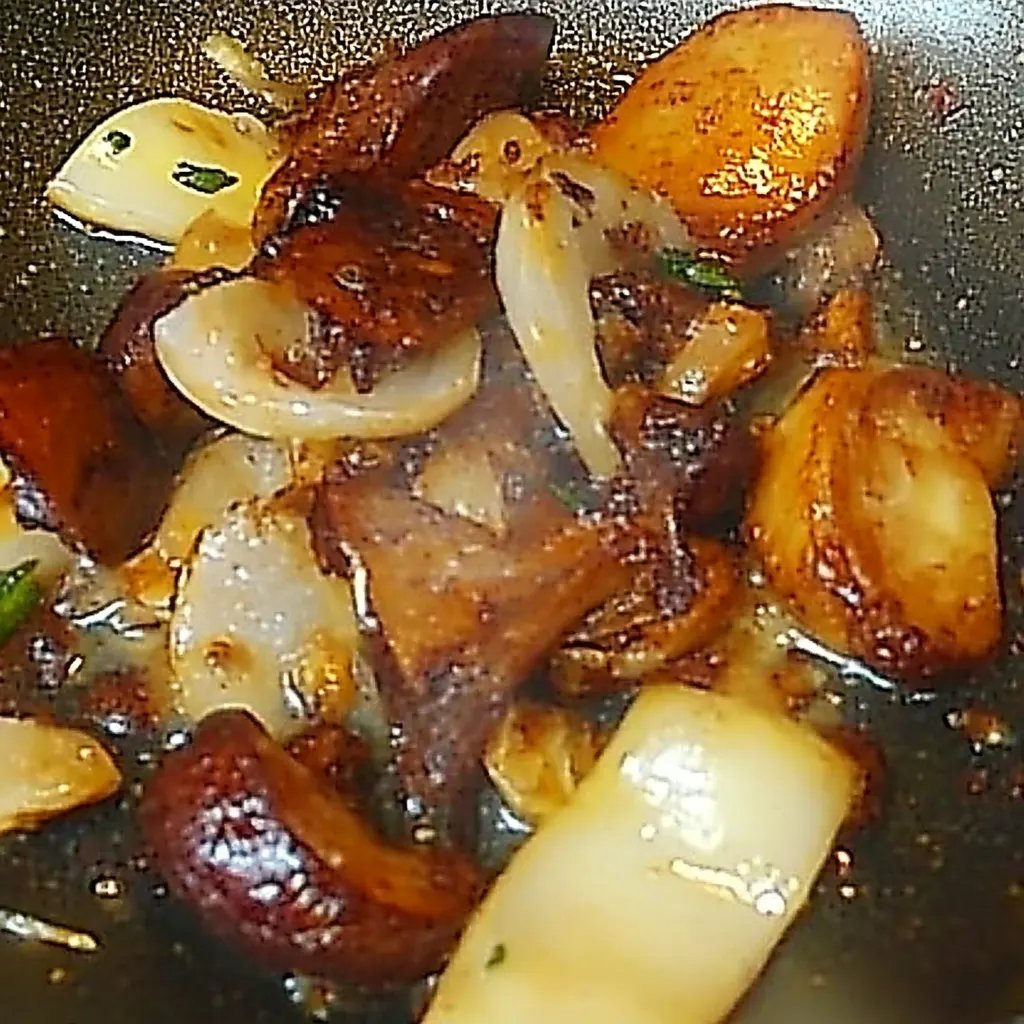 Gebratene Pilze mit Speck und Zwiebeln: Ein Unglaubliches Ultimatives Rezept