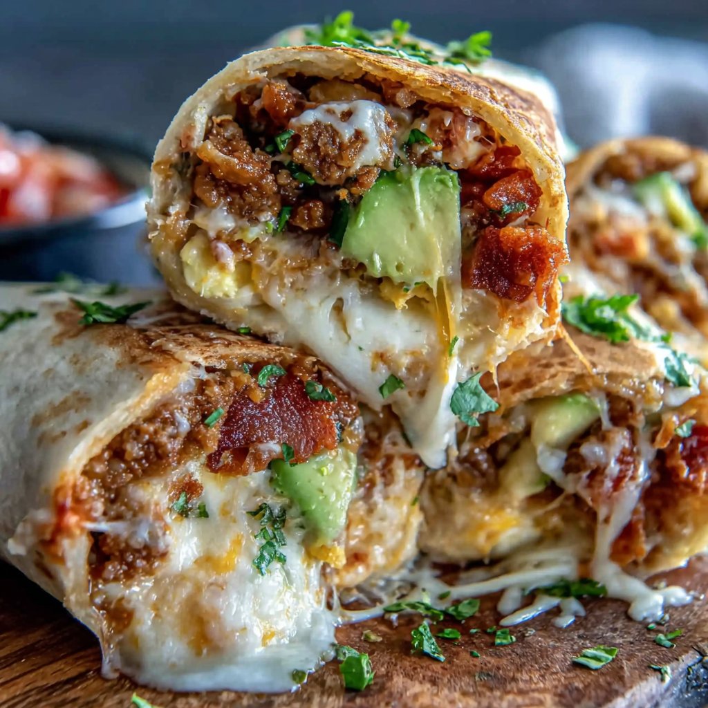 Morgendliche Frühstücks-Burritos für Gruppen