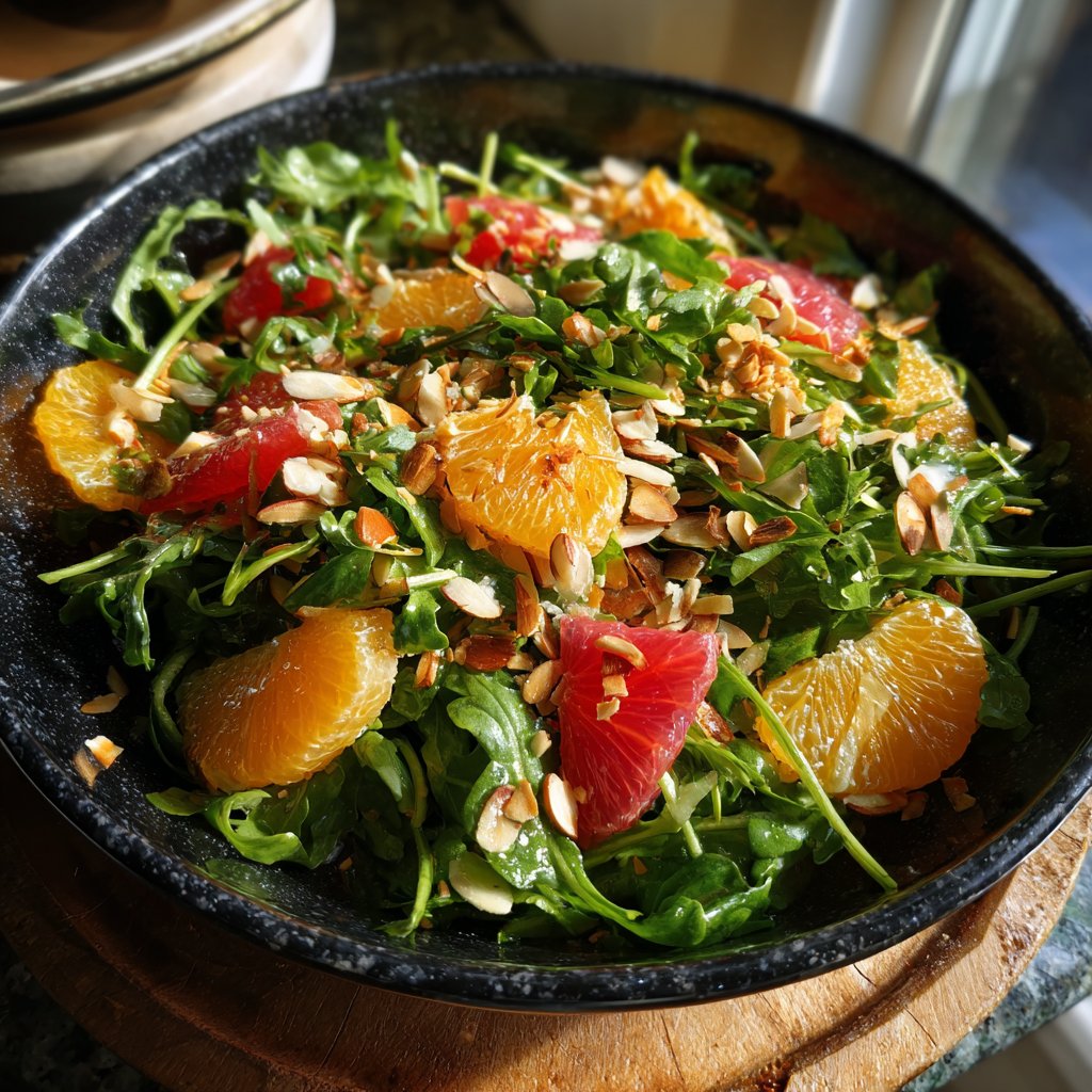 Peperonysalat mit Zitrusfrüchten