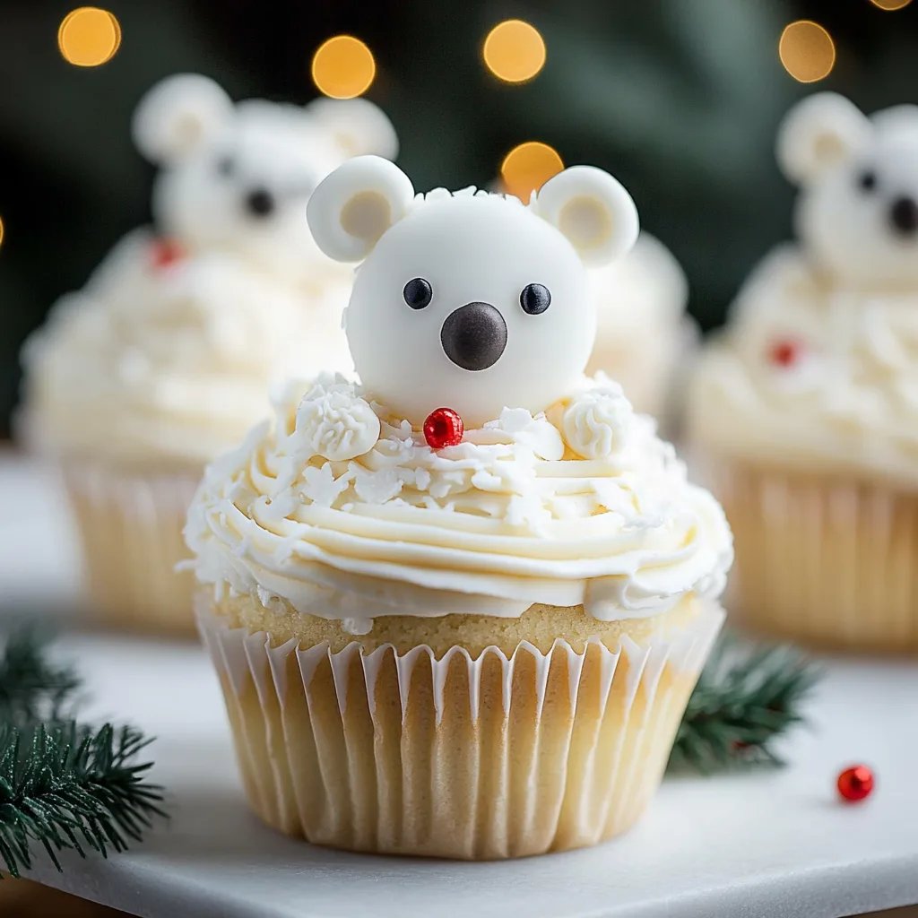 Christmas Polar White Bear Cupcakes: Ein Unglaubliches Ultimatives Rezept