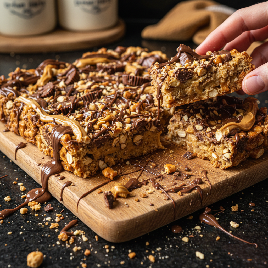 Nussige Pretzel Reese’s Leckerei