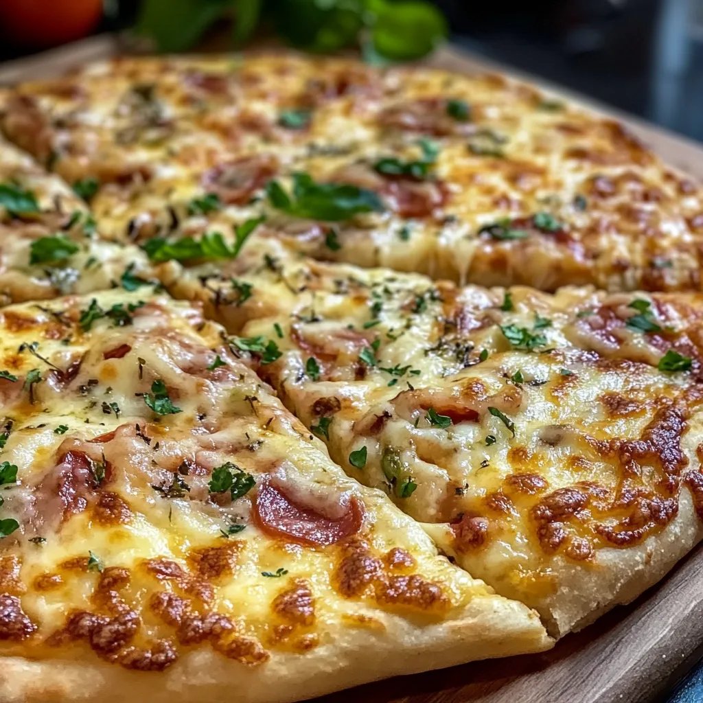 Schüttelpizza Flammkuchen Style: Eine Unglaublich Ultimative Genussreise für 4